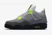 air jordan 4 retro new promo neon ct5342-007